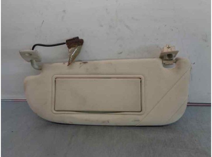 Replacement left sun visor for Citroën C6 2.7 V6 HDi FAP cat (UHZ / DT17TED4) OEM IAM reference X6Z8T66 