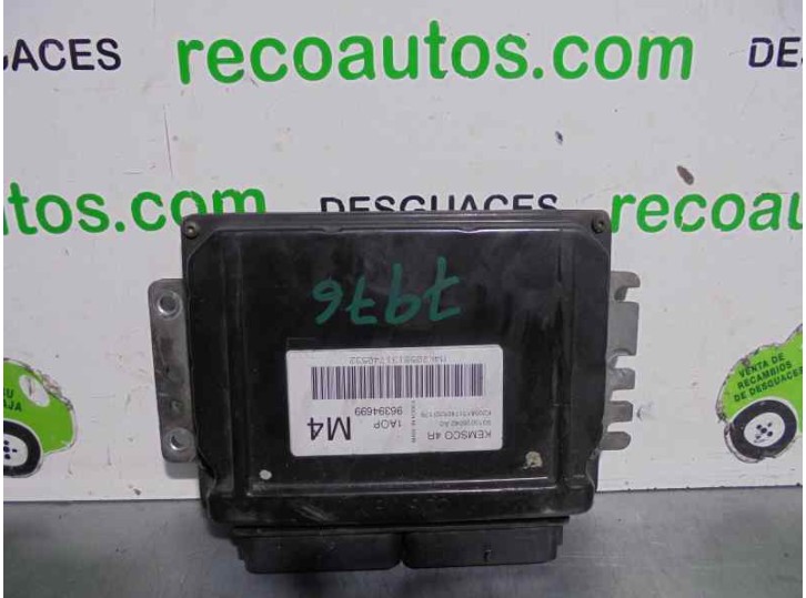 Replacement engine control unit (ECU) for Daewoo Nubira saloon 1.6 cat OEM IAM reference 96394699 S010016042 