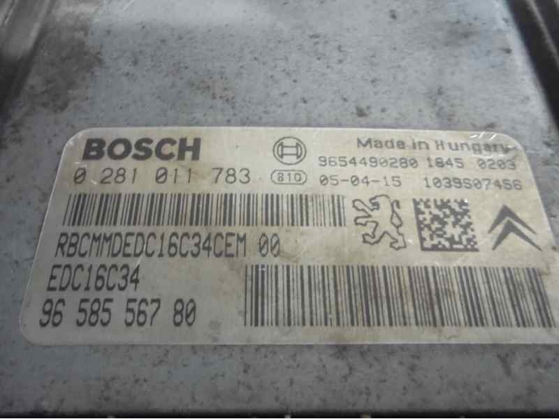 Recambio de centralita motor uce para peugeot 206 sw x-line clim referencia OEM IAM 9658556780 0281011783 BOSCH