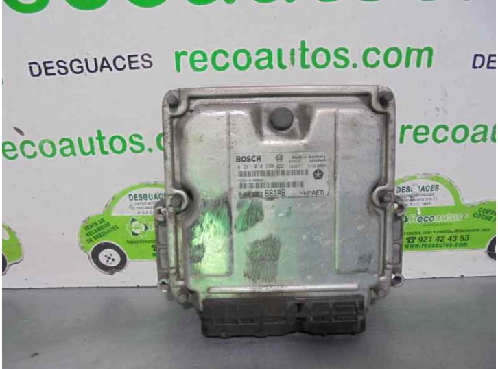 Replacement engine ECU for Chrysler Voyager (RG) 2.5 CRD cat OEM IAM reference P04727661AB 0281010290 BOSCH