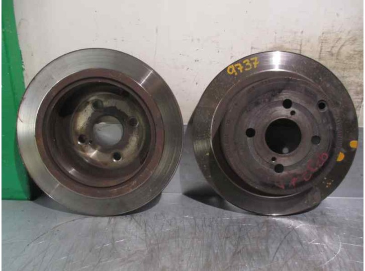 Recambio de disco freno trasero para toyota corolla (e12) 1.4 turbodiesel cat referencia OEM IAM   