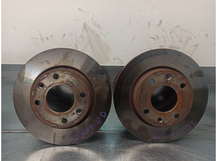 Recambio de disco freno delantero para peugeot 106 (s2) 1.1 referencia OEM IAM 424995 