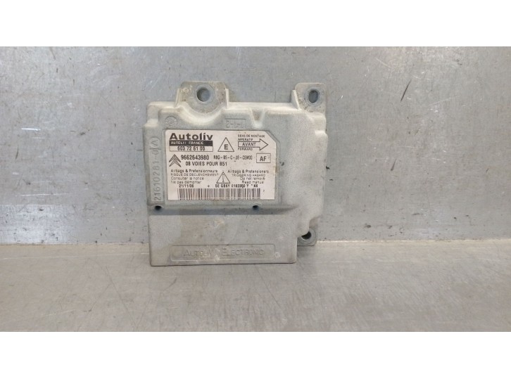 Recambio de centralita airbag para volkswagen touran (1t1) 1.6 16v fsi referencia OEM IAM 9662643980 603726100 603726100 AUTOLIV