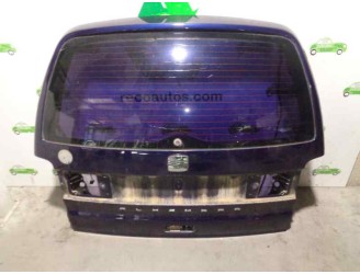 Recambio de porton trasero para seat alhambra (7v9) 1.9 tdi referencia OEM IAM 7M7827025K AZUL 5 PUERTAS