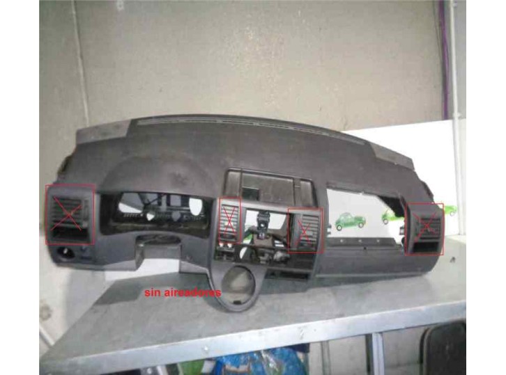 Recambio de salpicadero para volkswagen t5 transporter/furgoneta 1.9 tdi cat (axb) referencia OEM IAM 2626452 NEGRO 