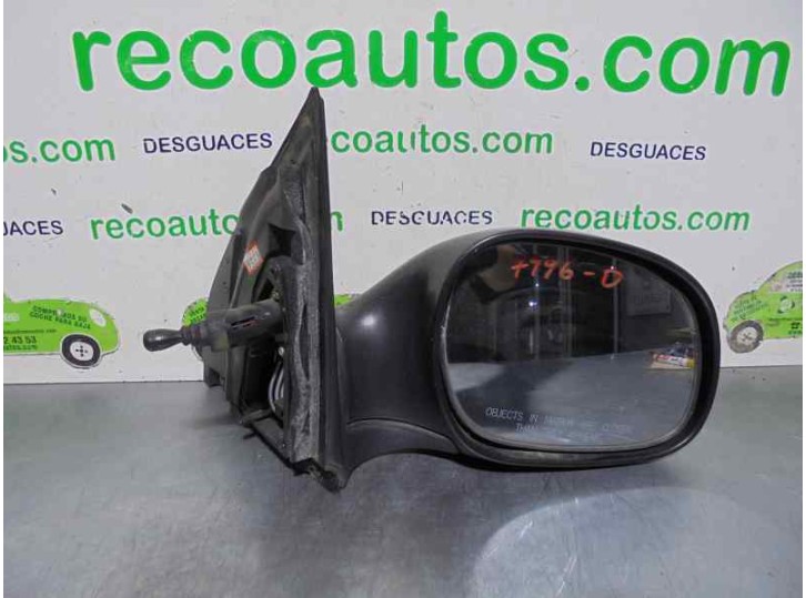 Recambio de retrovisor derecho para kia carnival 2.9 turbodiesel cat referencia OEM IAM 0K55D69110B NEGRO MANUAL 