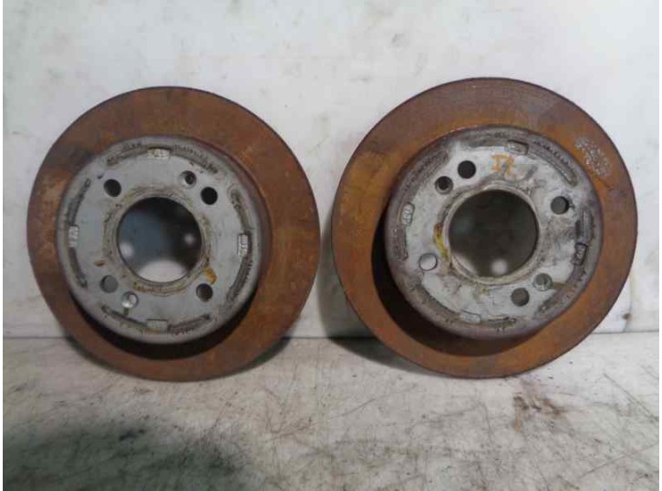 Replacement rear brake disc for Hyundai i10 1.1 12V CAT OEM IAM reference 