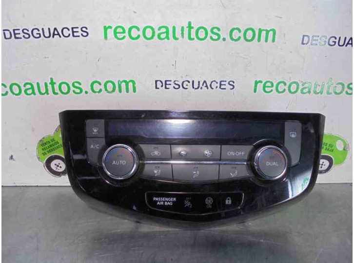 Recambio de mando climatizador para nissan qashqai (j11) 1.5 turbodiesel cat referencia OEM IAM 275004EA0A T907770D VALEO