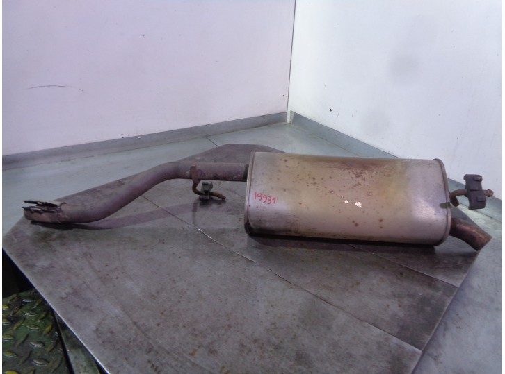 Replacement rear exhaust pipe for Opel Corsa D 1.4 16V OEM IAM reference 13220773 39120909 BIN 17