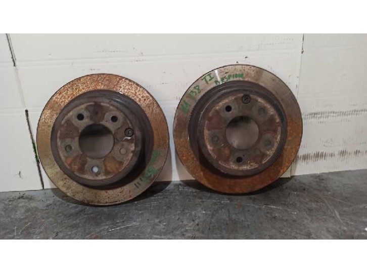 Recambio de disco freno trasero para nissan qashqai (j10) 2.0 16v cat referencia OEM IAM   