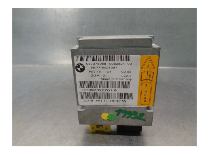 Recambio de centralita airbag para bmw serie 7 (e65/e66) 3.0 turbodiesel cat referencia OEM IAM 65776928267 
