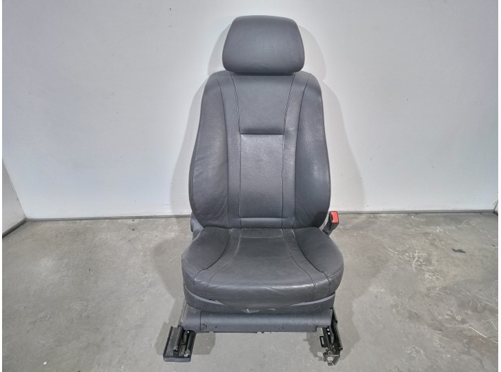 Recambio de asiento delantero derecho para bmw serie 7 (e65/e66) 3.0 turbodiesel cat referencia OEM IAM 52107015307 CUERO NEGRO 