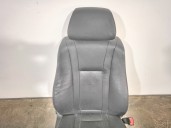 Recambio de asiento delantero derecho para bmw serie 7 (e65/e66) 3.0 turbodiesel cat referencia OEM IAM 52107015307 CUERO NEGRO 