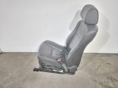 Recambio de asiento delantero derecho para bmw serie 7 (e65/e66) 3.0 turbodiesel cat referencia OEM IAM 52107015307 CUERO NEGRO 
