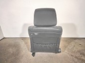 Recambio de asiento delantero derecho para bmw serie 7 (e65/e66) 3.0 turbodiesel cat referencia OEM IAM 52107015307 CUERO NEGRO 