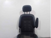 Replacement right front seat for Citroën Berlingo 1.6 16V HDI OEM IAM reference 8906TW BLACK AND BLUE FABRIC 5 DOORS