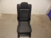 Recambio de asiento trasero medio para toyota verso 2.0 d-4d cat referencia OEM IAM TELA NEGRA Y GRIS 5 PUERTAS