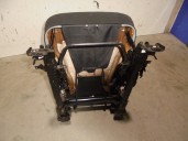 Recambio de asiento trasero medio para toyota verso 2.0 d-4d cat referencia OEM IAM TELA NEGRA Y GRIS 5 PUERTAS