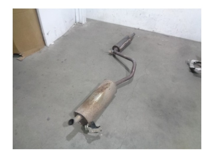 Recambio de tubo escape trasero para seat ibiza (6j5) referencia OEM IAM 6C6253609T 6C0253611P 6C0253211P