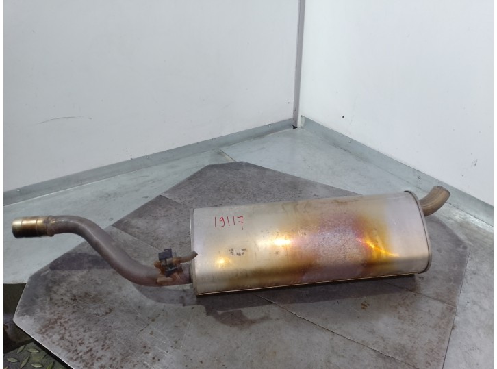Replacement rear exhaust pipe for Opel Corsa E Selective OEM IAM reference 13263395 39120110 