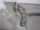 Recambio de puente trasero para opel corsa e selective referencia OEM IAM 402136 TAMBOR 4 AGUJEROS BURRA 17