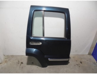 Recambio de puerta trasera derecha para chrysler jeep cherokee (kj) 2.8 crd cat referencia OEM IAM 55176906AI VERDE AZULADO 5 PU