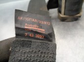 Recambio de cinturon seguridad trasero izquierdo para citroën saxo 1.5 diesel referencia OEM IAM 7433093  3 PUERTAS