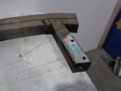 Rear bumper reinforcement replacement part for Audi A6 Saloon (4F2) OEM IAM reference 4F0807313D ALUMINUM 4 DOORS