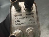 Recambio de enfriador aceite motor para volkswagen touareg (7la) 3.0 v6 tdi dpf referencia OEM IAM 7L6203491B 043290605 KTM