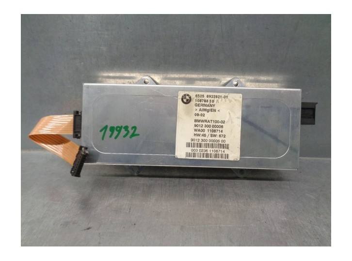 Recambio de modulo electronico para bmw serie 7 (e65/e66) 3.0 turbodiesel cat referencia OEM IAM 65256922821 108788 