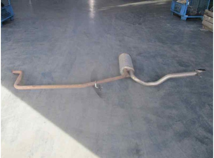 Recambio de tubo escape completo para renault trafic caja cerrada (ab 4.01) 2.0 dci diesel cat referencia OEM IAM CESTA 2
