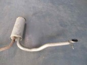 Recambio de tubo escape completo para renault trafic caja cerrada (ab 4.01) 2.0 dci diesel cat referencia OEM IAM CESTA 2