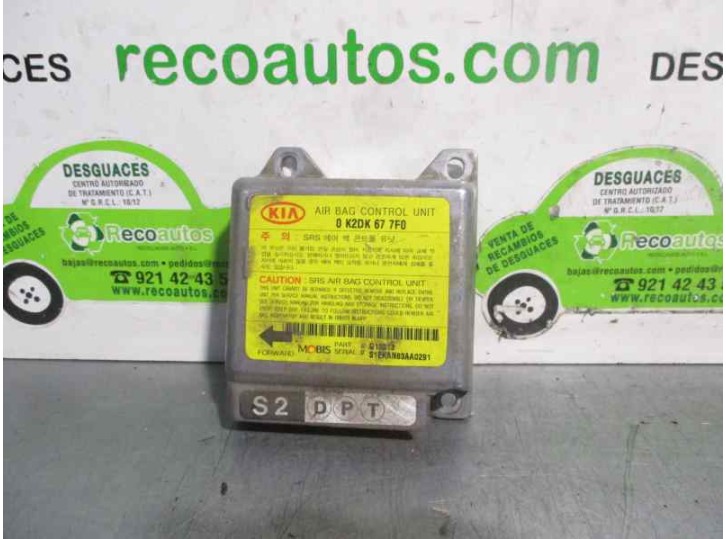 Recambio de centralita airbag para kia shuma ii 1.6 cat referencia OEM IAM 0K2DK677F0  