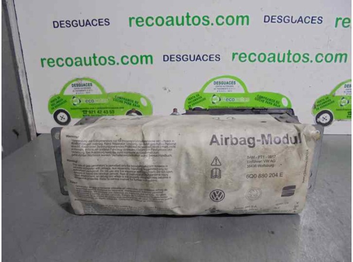 Recambio de airbag delantero derecho para volkswagen golf v berlina (1k1) 2.0 tdi referencia OEM IAM 6Q0880204E 
