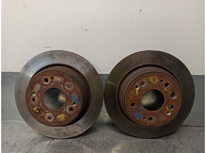 Recambio de disco freno trasero para honda fr-v (be) 1.7 referencia OEM IAM 42510S7AJ50 