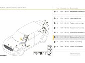 Replacement front moldings for Mini Mini Countryman (F60) Cooper OEM IAM reference 7390104 51137390104 