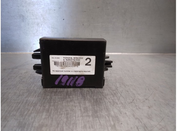 Recambio de centralita inmovilizador para toyota yaris (_p13_) 1.5 hybrid (nhp130_) referencia OEM IAM 897840D030 62537500 