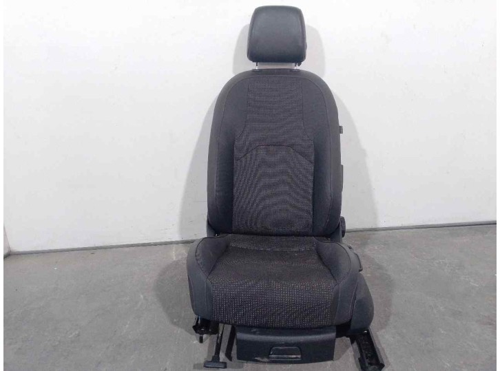 Recambio de asiento delantero izquierdo para seat leon (5f1) 1.4 16v tsi referencia OEM IAM 5F0881375L TELA Y CUERO NEGRO 5 PUER