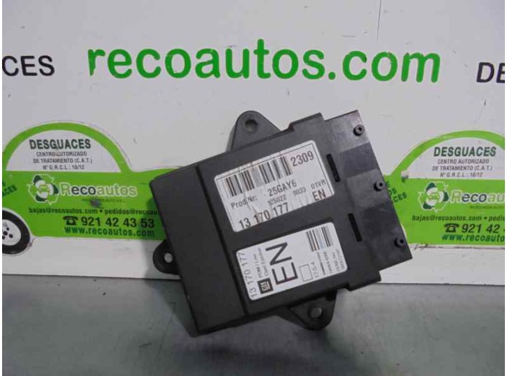 Recambio de centralita cierre para opel vectra c berlina 1.9 cdti referencia OEM IAM 13170177 5WK46006 