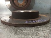 Replacement rear brake disc for Kia Shuma II 1.6 cat OEM IAM reference 