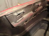 Replacement rear bumper for Volkswagen Jetta 1.9 TDI OEM IAM reference RED 4 DOORS