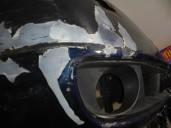 Recambio de paragolpes delantero para nissan primera berlina (p12) 2.0 16v cat referencia OEM IAM 62022AU440 AZUL 