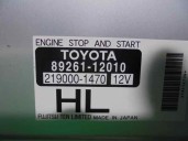 Recambio de centralita start / stop para toyota auris 1.3 16v cat referencia OEM IAM 8926112010 2190001470 DENSO