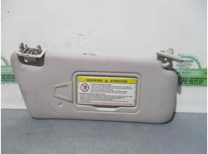 Recambio de parasol derecho para mercedes-benz clase a (w169) 2.0 cdi cat referencia OEM IAM A1698100210  