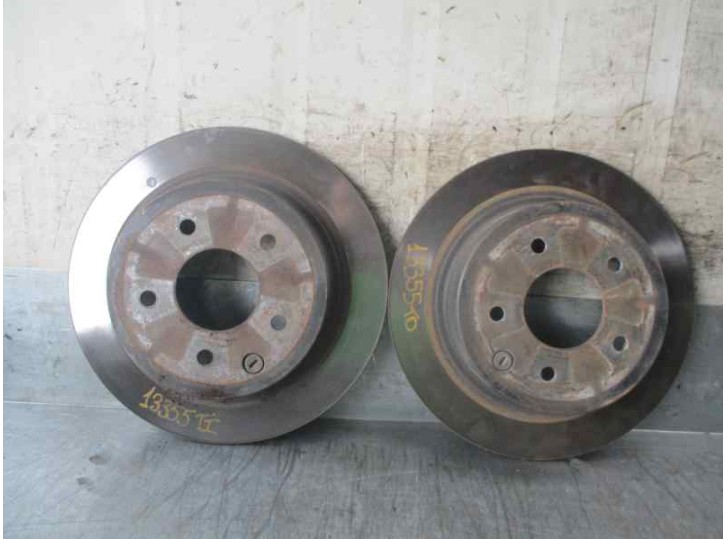 Recambio de disco freno trasero para nissan qashqai (j10) 2.0 dci turbodiesel cat referencia OEM IAM 