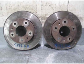 Recambio de disco freno delantero para renault megane i fase 2 berlina (ba0) 1.9 dci diesel cat referencia OEM IAM 402069518R  