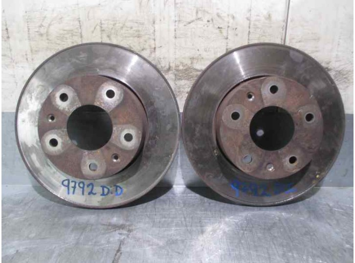 Recambio de disco freno delantero para renault megane i fase 2 berlina (ba0) 1.9 dci diesel cat referencia OEM IAM 402069518R 