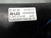 Replacement front right window regulator for Mini F60 Countryman 16V OEM IAM reference 7390074 6 PINS 5 DOORS