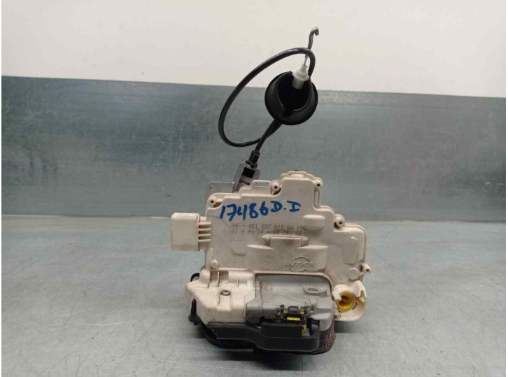 Replacement front left door lock for Audi A4 Saloon (8EC) 3.0 V6 24V TDI OEM IAM reference 8E1837015AA 9 PIN