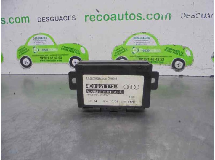 Recambio de modulo electronico para audi a8 (d2) 2.5 v6 24v tdi referencia OEM IAM 4D0951173D 